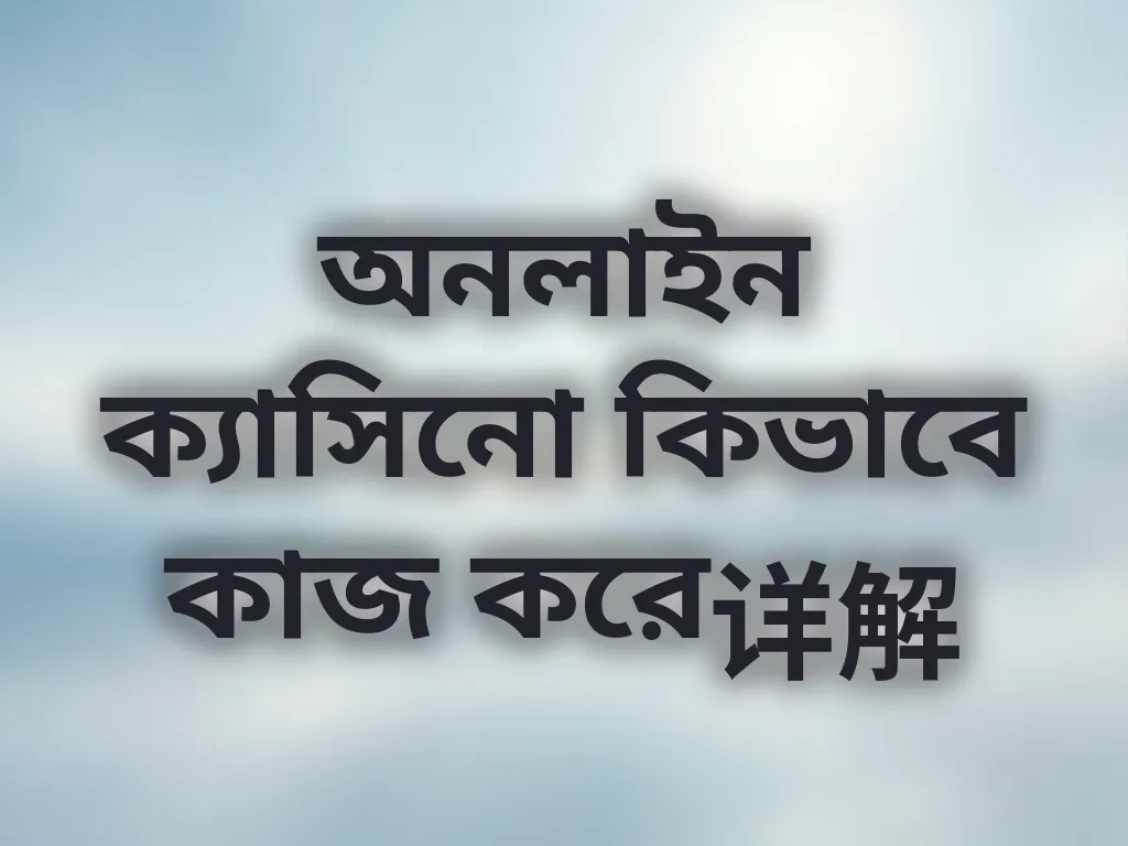 ক্যাসিনো কার্যপদ্ধতি